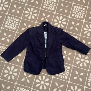 Egg by Susan Lazar Navy Corduroy Blazer